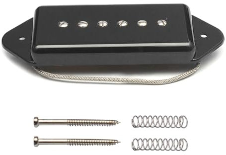 Breeshy P90-Dog-Ear-Pickup Alnico-5-Single-Coil-E-Gitarre Traditioneller Retro-Klang 50mm-Hals