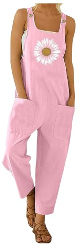 Latzhose Damen Alle Jahreszeiten Träger Jumpsuit Hose Ärmellos Boyfriend Overall Arbeitsoverall Casual Baggy Streetwear Arbeitshose Retro Fashion Workwear Arbeitslatzhose
