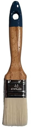 NESPOLI Pinceau plat professionnel spécial acrylique 40mm