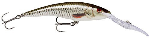 Rapala - Deep Tail Dancer Angelköder - Angelzubehör aus Balsaholz - Stabile Tauchschaufel - Süßwasser Spinnköder - Lauftiefe 9m - Fischköder 11cm, 22g - Hergestellt in Estland - Red Head