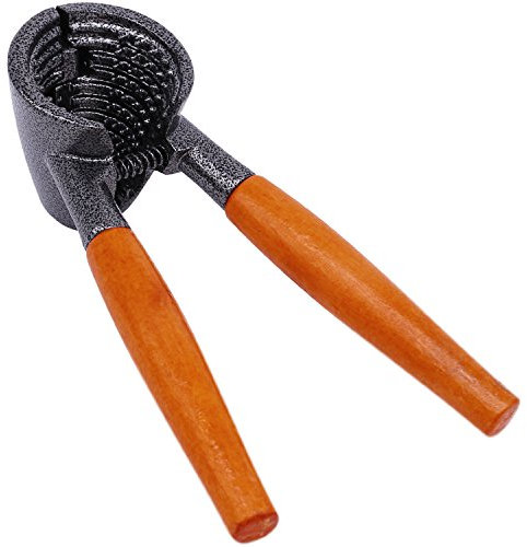 Anwenk Heavy Duty Nutcracker Pecan Walnut Plier Opener Tool with Wood Handle