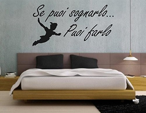 wall stickers Adesivo murale Se puoi sognarlo ……. frasi, desideri, love - (108cm x 51cm) - adesivi murali decorazioni interni by tshirteria