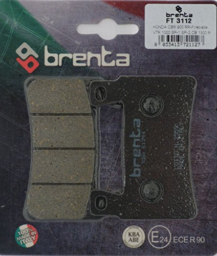 Brenta Bremsbeläge Organische Motorrad für Honda CB 400 Super Four, CBR 600 F, Hyosung EXIV