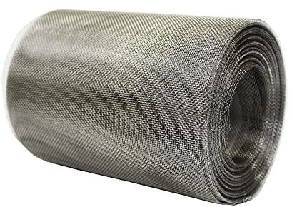 The Mesh Company Stainless Steel Soffit Material Insect Mesh Wire Mesh Roll Blocks Flies, Wasps & Other Bugs - 10m x 150mm Roll