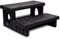 vidaXL Whirlpooltreppe Schwarz Whirlpool Einstiegstreppe Einstiegshilfe Treppe