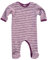 Lilano Natur Lilano Fleece Jumpsuit mit Fuß 100% Wolle - Mehrfarbig - 68
