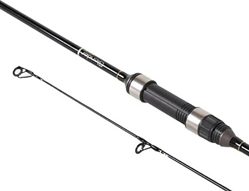 Faith Slender Carp - Canne à Carpe - 9ft - 2,70m - 2,50lb - Noir - Carbone - Anneaux Guides SIC - Légère