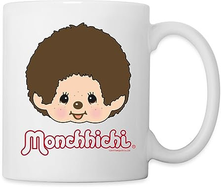 Spreadshirt Monkiki Visage portrait Monchhichi Mug Blanc, taille unique, blanc