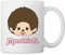 Spreadshirt Monchhichi Portrait Gesicht Tasse, One size, Weiß
