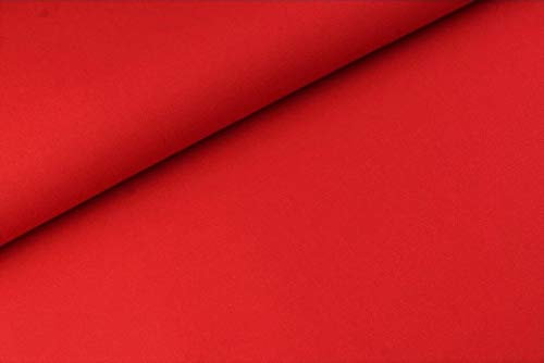 Canvas SUSI -uni/einfarbig - Meterware - Ökotex - 0,25 m- 360g/m Webware - Baumwollstoff (Rot)