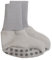 Cosilana, Baby Fleece Schühchen, 60% Wolle kbT und 40% Baumwolle KBA (ab 62/68 mit Noppen) (50-56, Grau meliert)