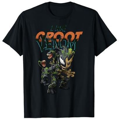 Marvel I Am Groot Venom Portrait T-Shirt