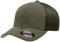 Flexfit Unisex Melange UniPanel Trucker Cap Verschluss, olivgrün, S-M
