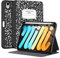 Supveco Funda para iPad Mini 7 (A17 Pro) 2024/iPad Mini 6 2021 de 8.3 pulgadas con soporte para lápices [encendido y apagado automático], funda protectora delgada con cubierta trasera de TPU suave
