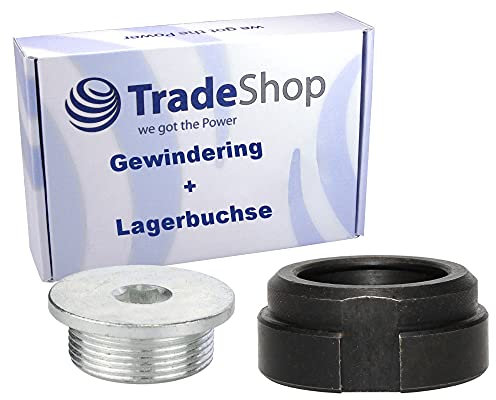 Trade-Shop Ersatz Gewindering + Lagerbuchse im Set kompatibel mit Würth Bosch Berner BTI Stemmhammer Schlaghammer Bohrhammer