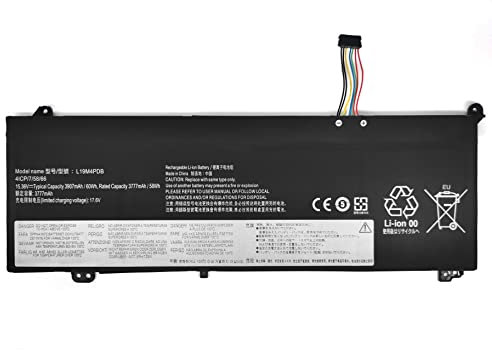 7XINbox 15.44V 3912MAH 60Wh L19M4PDB L19C4PDB 5B10Z21209 SB10Z21205C1K SB10Z21205 Batterie Ersatz für LenovoThinkBook 14s 14 2021 Yoga ITL 5B10Z21201 Notebook