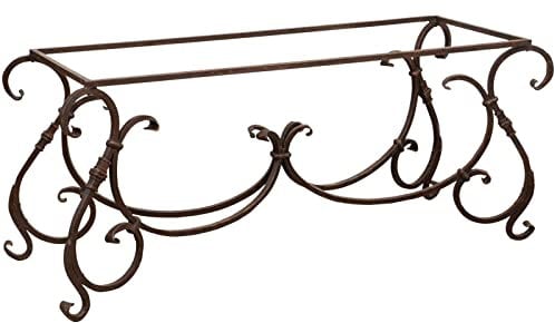 Biscottini Table Base 210 x 74 x 90 cm | Wrought Iron Table Base