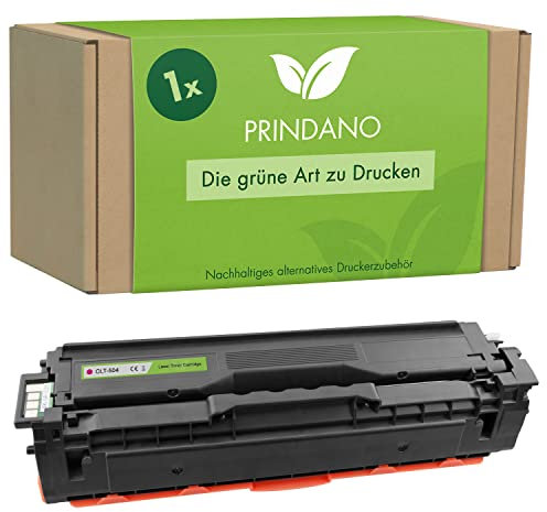 Prindano 1 Toner kompatibel mit Samsung CLT-504 S Magenta | Für CLP-410Series 415N 415NW CLX-4100Series 4195FN 4195FW 4195N 4195Series Xpress C1800Series C1810W C1860 C1860fw C1860Series