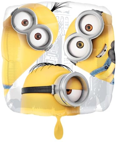 Folienballon eckig - Minions - 45cm anagram