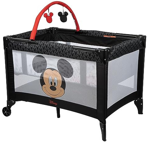 Disney Baby® 3D Ultra Spielhof mit Stubenwagen und Aufbewahrungstasche, Peeking Mickey