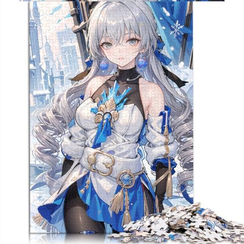 Honkai Star Rail 1000-teiliges Puzzle für Kinder, Premium-Karton, präzises ineinandergreifendes Weihnachtsgeburtstagsgeschenk für Erwachsene und Teenager, 26 x 38 cm