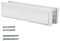 Keypak 10 (27cm) Door Letter Box - Adjustable Letterbox for UPVC Composite Timber Doors (White, 40-80mm)
