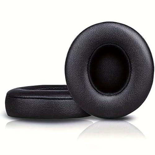 Replacement Ear Pads for Beats Solo 2 & Solo 3 Wireless On-Ear Headphones, Duyfioa Replacement Ear Cushions with Soft Protein Leather