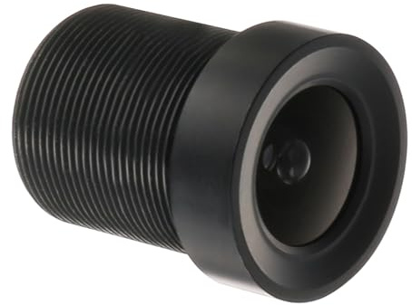 QUARKZMAN CCTV Kamera Objektiv 3.6mm FPV Sicherheit Kamera Objektiv Schwarz | 1080p, F2.0, Weitwinklige, M12 Gewinde Durchmesser, Für IP Kamera Panoramisch
