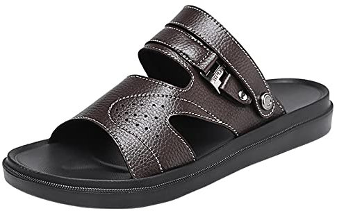 Claquette Homme Sandales de randonnée pour hommes, marche pour hommes avec soutien de la voûte plantaire,Sandales de plage sportives de récupération orthopédique avec sangle ajustable #