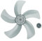 Hasaller 5Leaves - Hoja de ventilador de plástico de repuesto para ventiladores de escritorio de 16 pulgadas, repuesto de hoja de ventilador de plástico de 5 hojas de 16 pulgadas, aspas de ventilador