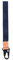TOOLIN Hand Handgelenk Lanyard für Schlüssel, Cool Handgelenk Lanyard Strap mit echtem Leder, Schlüsselanhänger Halter für Frauen/Männer (Marineblau)
