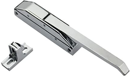 Industrial Door Handle,Steaming Cabinet Handle,Zinc Alloy, Oven Handle, Freezer Handle, Freezer Door Lock, Seat Height Adjustable, Suitable for Doors of Different Heights