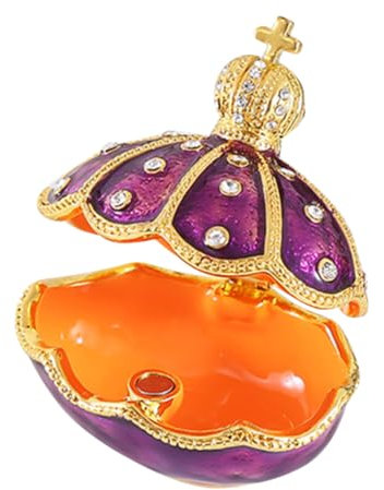 WATIIFUFU Boîte À Bijoux Élégante En Forme De Coquillage Étui De Rangement Pour Bijoux Pour Mariage Anniversaire Fiançailles Pour La Maison La Boutique