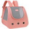 Borsa a tracolla per cuccioli – Zaino per cuccioli traspirante | Porta gatti con viaggio per gatti trasparente anteriore completamente ventilato – Borsa per gatti per cani di piccola taglia che