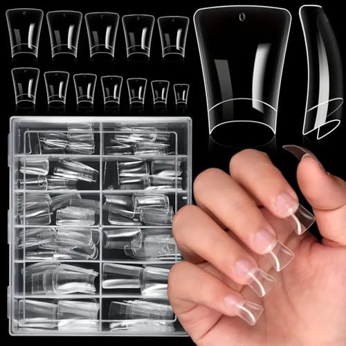 120/504pcs Duck Feet False Nails Short Curved Tips Manicure Nails Accesories Nails Art Decors For Salon And Home Use