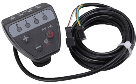 Tbest Panneau de commande pour scooter électrique à affichage LED avec indicateurs pour modification 24-60 V