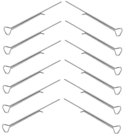 Ciieeo 12pezzi Clip per per Fabbricazione Candele Supporti per Centraggio del Strumenti per Candele da Te Barre per Stoppini in Metallo Fissaggio del per