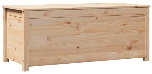 Eleganz Massivholz Kiefer Truhe 110x50x45,5 cm - Wohnzimmermöbel Set aus Kiefernholz, langlebig & stilvoll für Wohnzimmer, Schlafzimmer oder Flur - Natürliches Design mit viel Stauraum