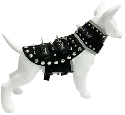 Spiked Hundeweste - Wasserdichte Reflektierende Hundepanzerung, Einstellbare Anti Biss Haustiergeschirr | Coyote Abschreckung Sicherheitsjacke, Außenschutzweste Für Waldweste, Camping, Wandern, Land