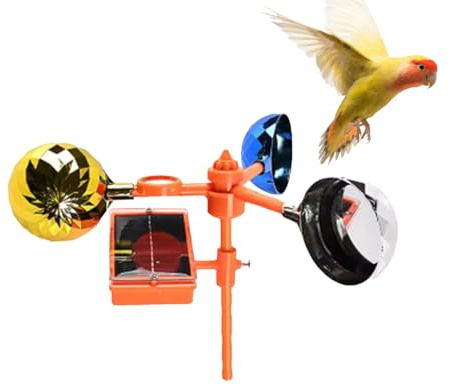 Repelente De Aves Solar Deflectores de Aves Reflectantes y Giratorios | Accesorios de Exterior para Jardín, Patio, Porche, Traspatio, Entrada de Vehículos, Suelo, , Granja y Sendero