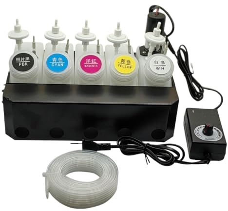 250 ml weißer Tintentank DTF Ciss kompatibel mit Drucker(Ciss with holder)