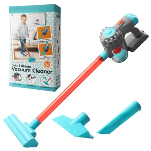 Aspirapolvere Giocattolo Interattivo, Aspirapolvere Senza Filo Set Di Pulizia Educativo Gioco Educativo Per Casa Sala Giochi Camera Bambini