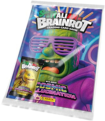Panini Skifidol Italian BRAINROT Trading Cards Game 2 Starterpaket (1 Ordner + 1 Hülle)