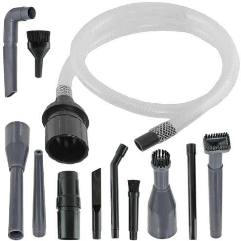 SPARES2GO Complete Micro Tool Kit for Numatic Henry Hetty Vacuum Cleaner 32mm PC Desk Car Mini Attachments Set