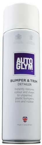Autoglym Bumper & Trim Detailer, 450ml - Car Trim Restorer Instantsly Restores Colour and Sheen to Unpainted Bumpers and Trims, White