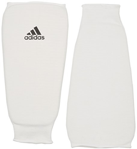 adidas Schienbeinschoner Kickboxen Shin Pad Schienbeinschutz, Weiß, S