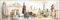 Pro-Art g1684m Wandbild Giclée 'Frankfurt I' 120 x 40 cm
