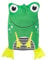 Hugo Frosch Kinder Öko-Wärmflasche 0,8 l mit Tierbezug Frosch