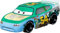 Disney Pixar Piston Cup Green Johnny Blamer Faux Wheel Drive