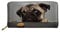 Coloranimal 3D Mops Hund gedruckt Lange Brieftasche Clutch Bag Geldbörse für Frauen